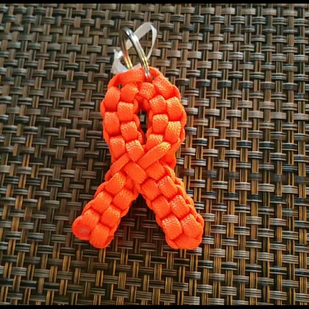 Orange paracord Keychains 12